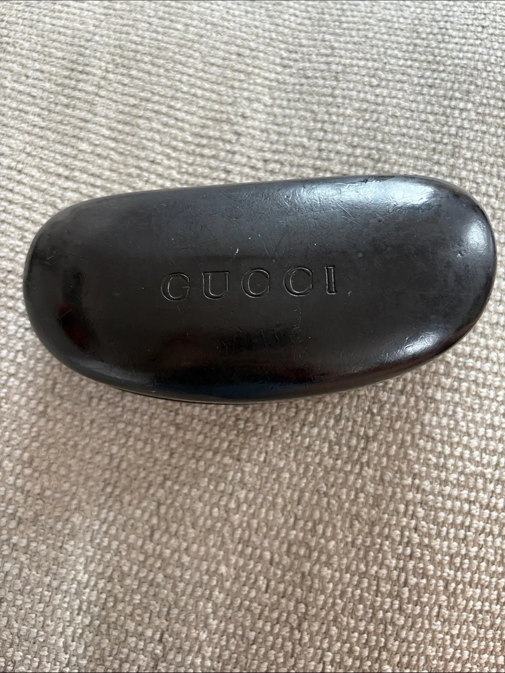 Gucci Black Hard Shell Eyewear Case